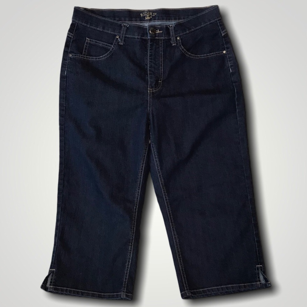 Riders by Lee Capri Jeans Stretch Denim EUC